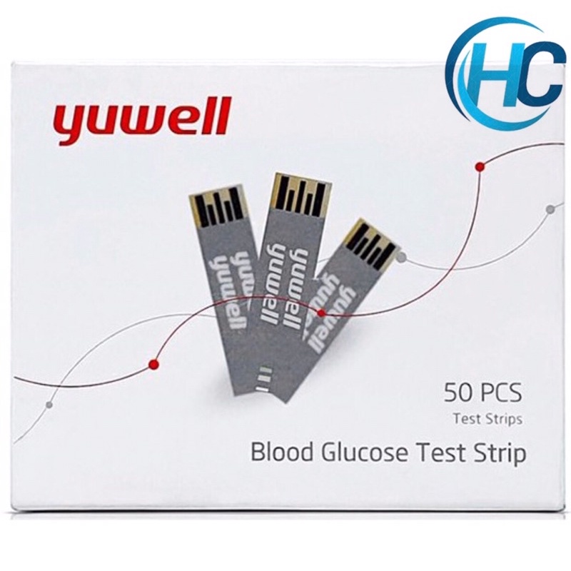 Que thử đường huyết YUWELL 710 (50 que + 50 kim)