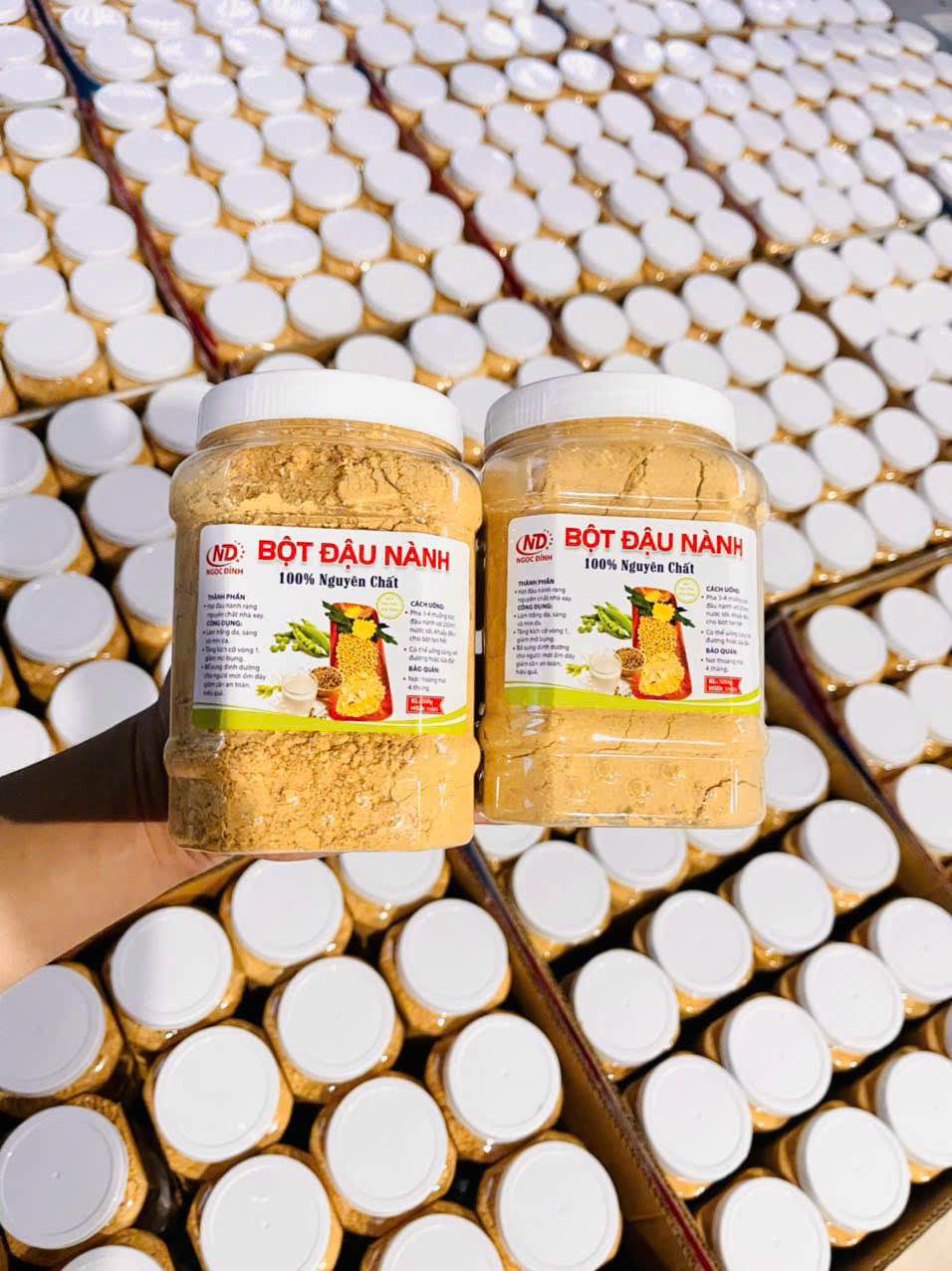 Hủ 500g Bột đậu nành nguyên chất 100%