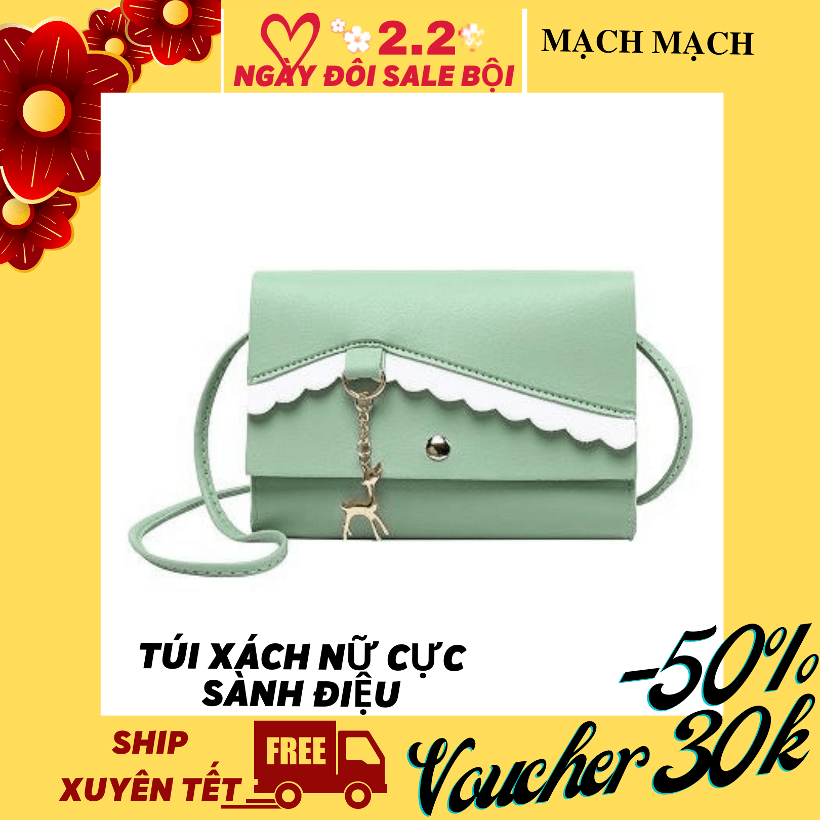 [HCM]Túi xách nữ thời trang da Pu AT24