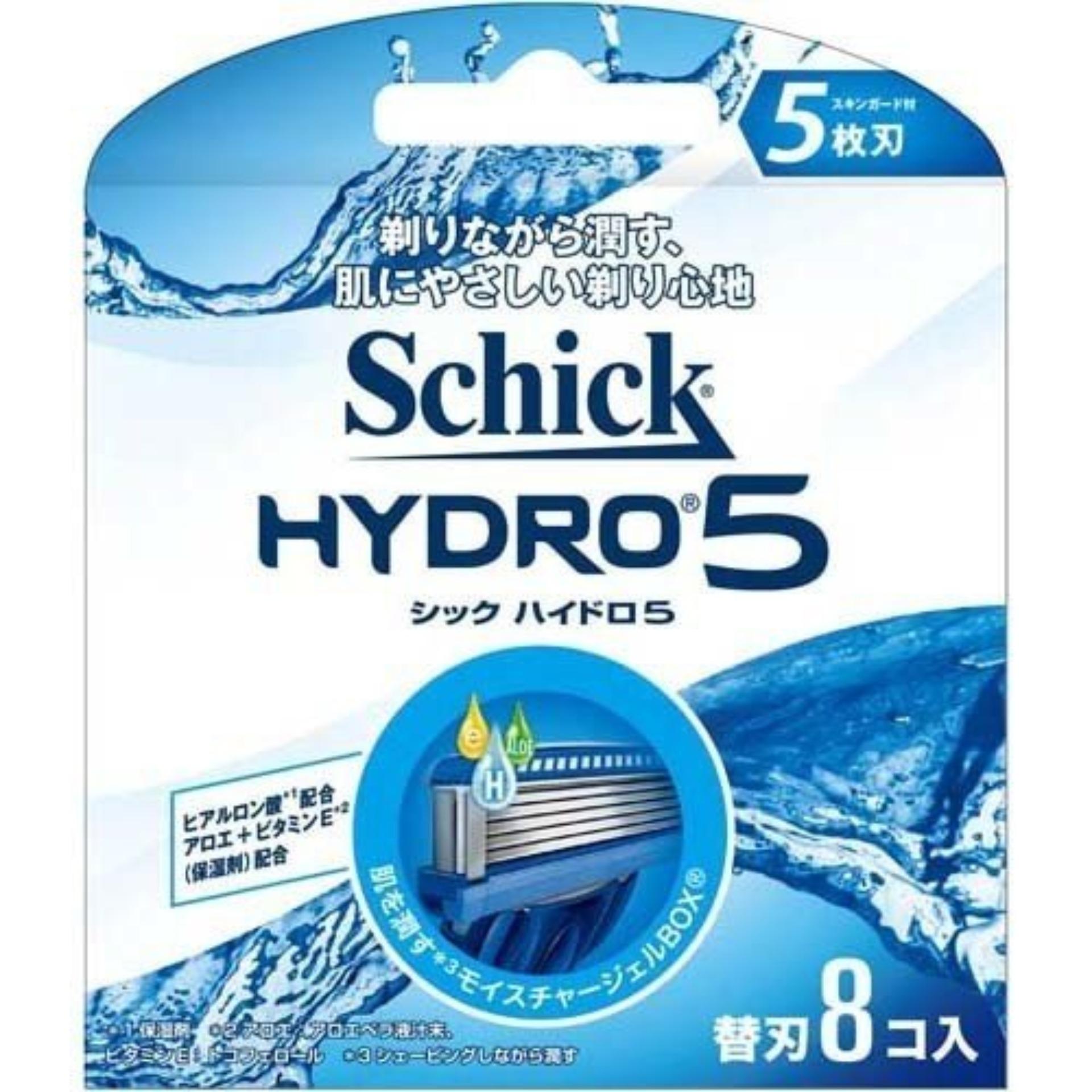 Vỉ 8 lưỡi dao Schick Hydro 5 - Japan