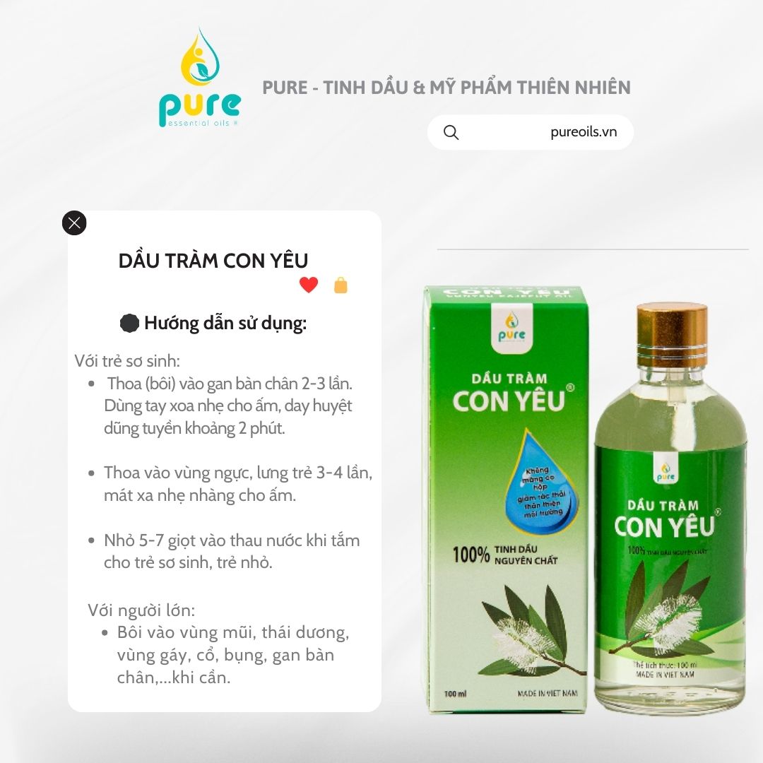 Con Yeu Cajeput Oil - 3.4oz