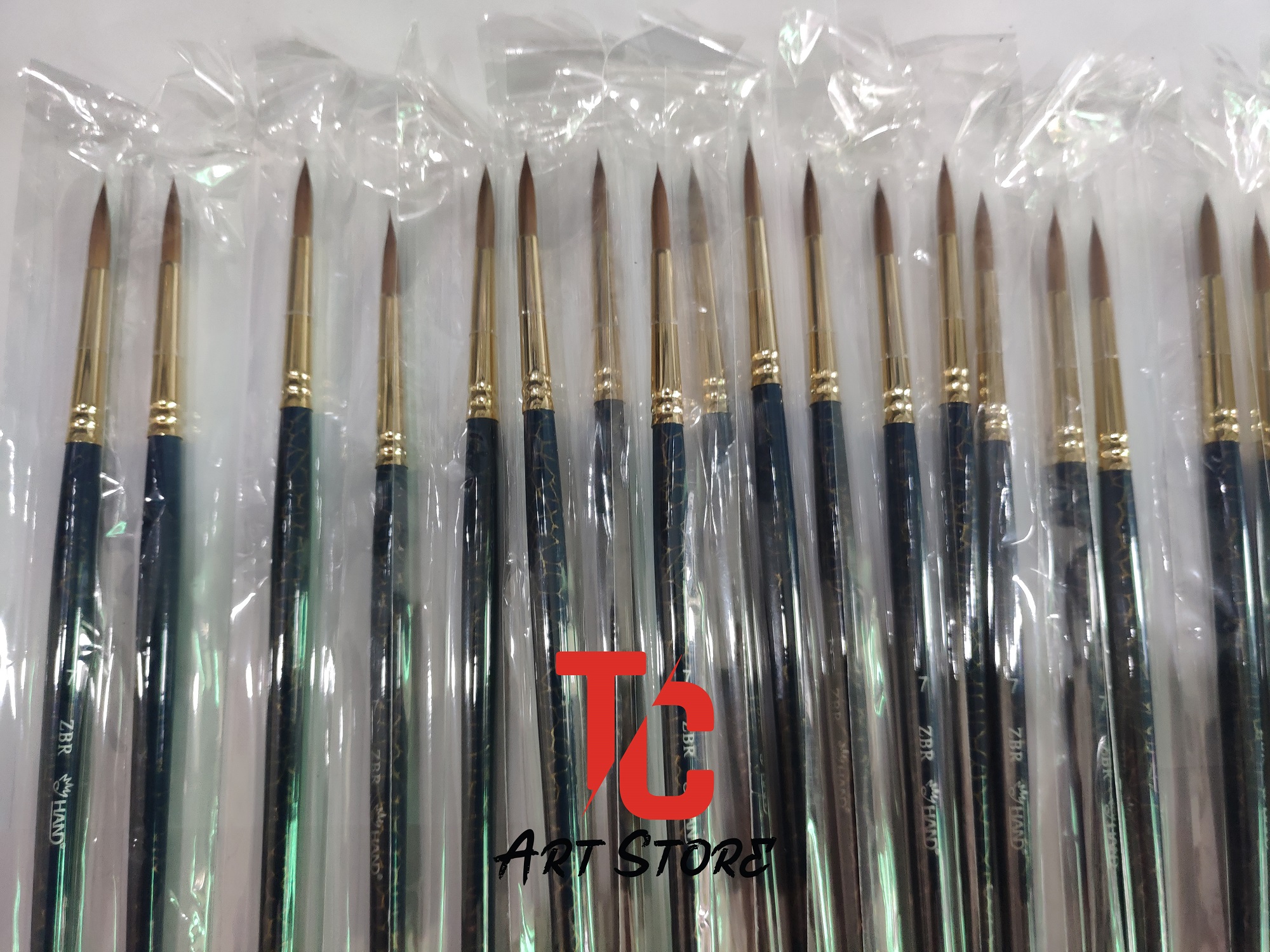 [TC Art Store] Cọ vẽ đầu nhọn HAND ZBR (Cọ vẽ đầu tròn)