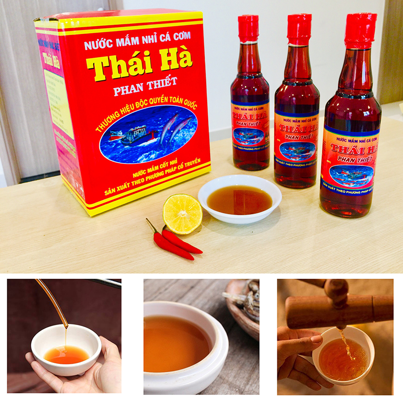 6 chai nước mắm Cá cơm Phan Thiết loại Đặc Biệt 500ML