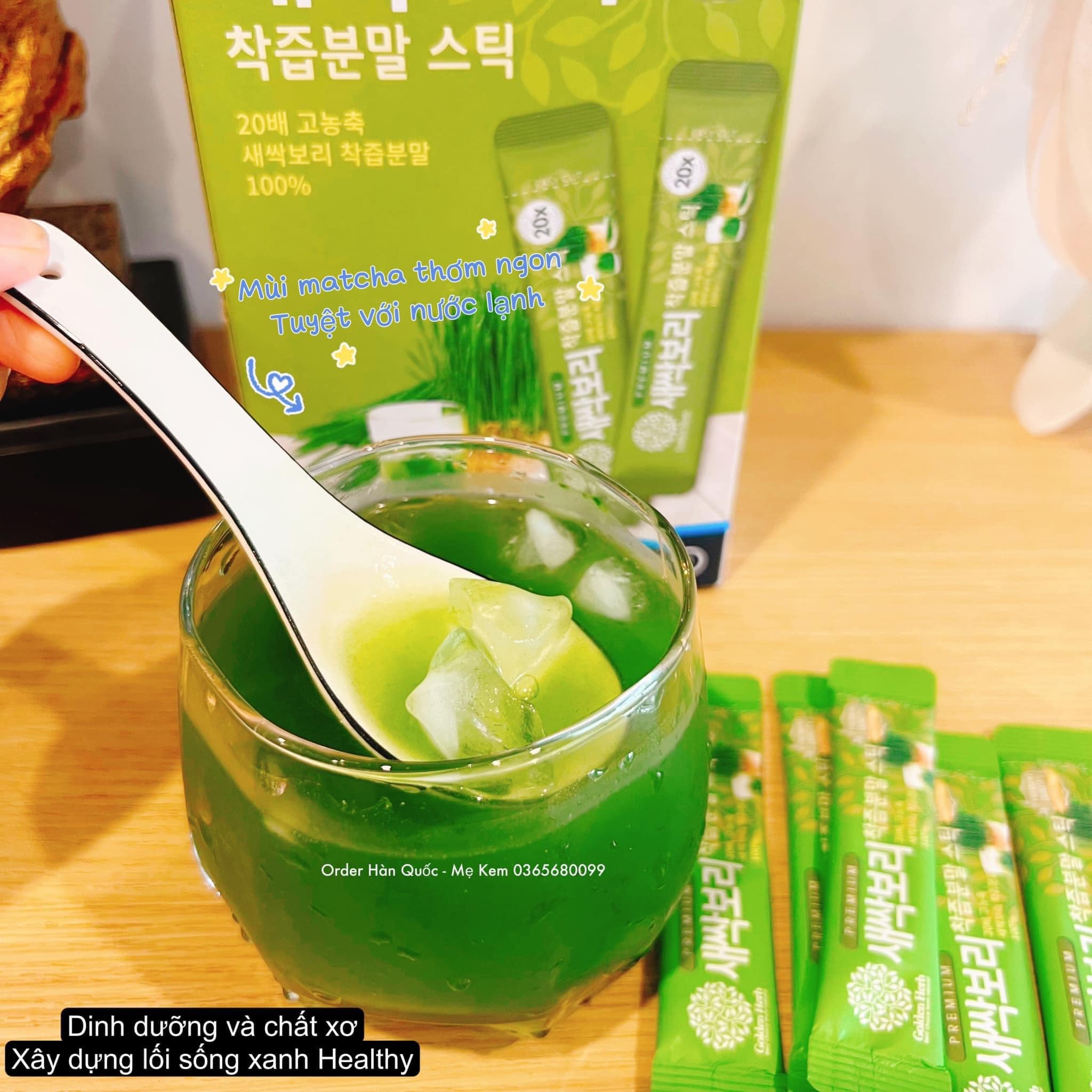Bột Mầm lúa mạch non Golden Herb