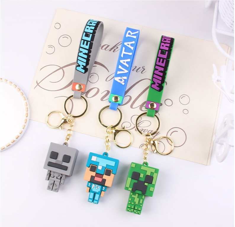 Móc khóa creeper steve minecraft cực đẹp