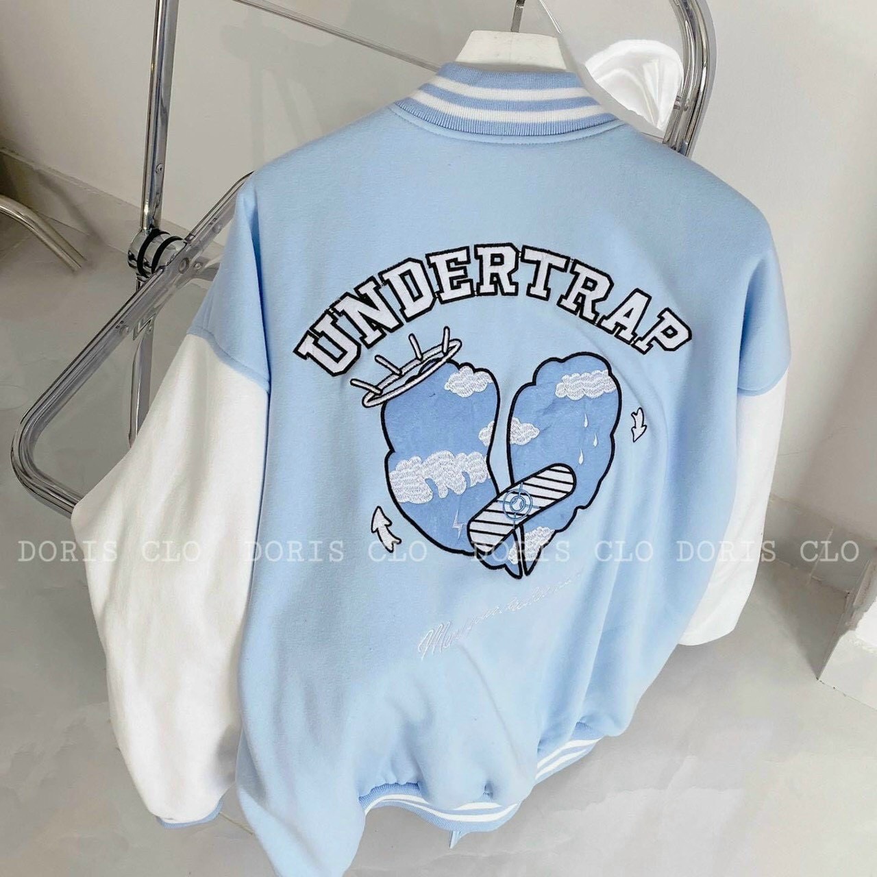 ÁO KHOÁC BOMBER NỈ BÔNG UNDERTRAP-TP