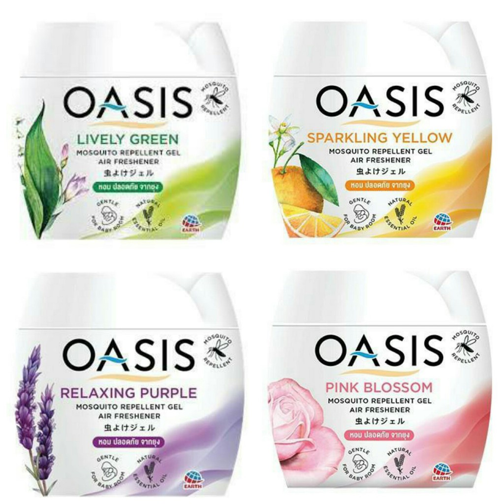 Sáp Thơm Phòng, Đuổi Muỗi OASIS Vàng Chanh