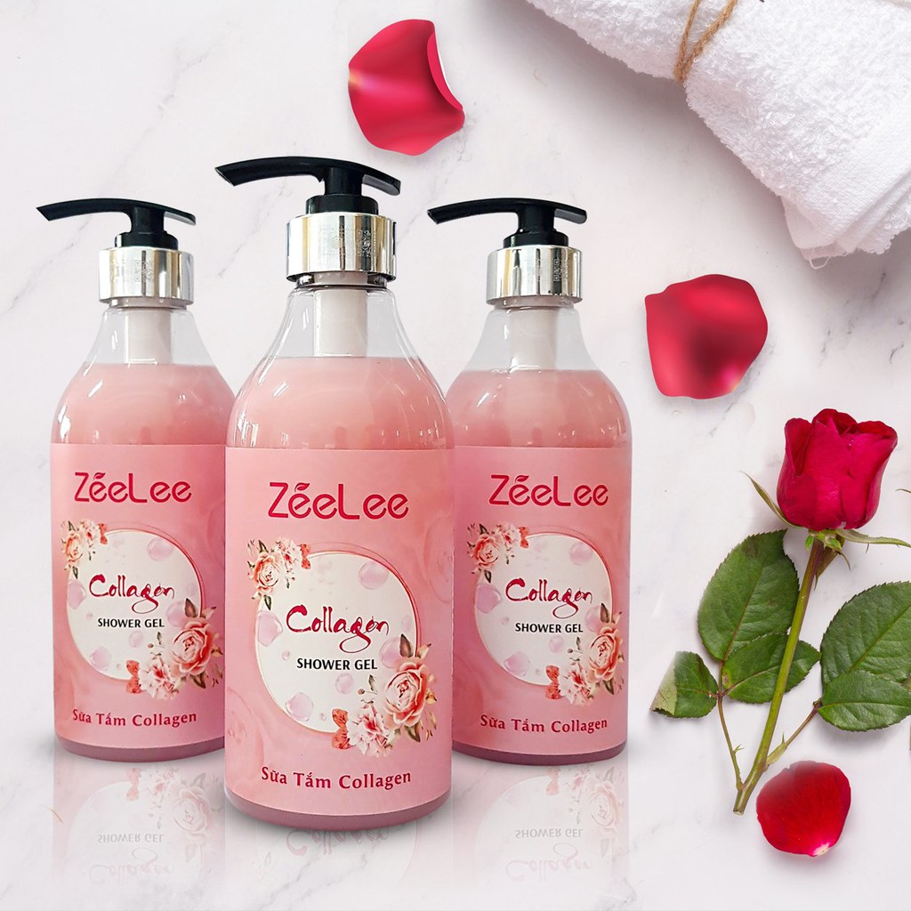 Sữa tắm zeelee hương hoa hồng