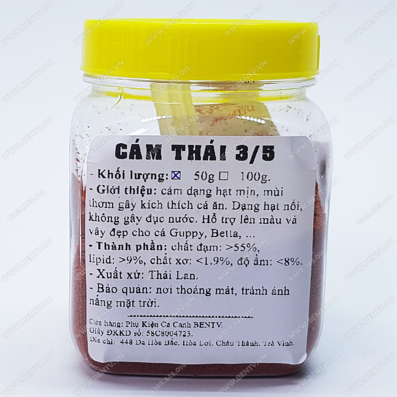 Cám Thái INVE 3/5 - Thức Ăn Cao Cấp Cho Cá Guppy Betta