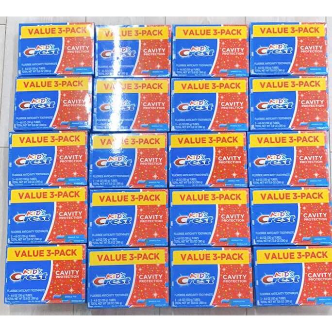 KEM ĐÁNH RĂNG CREST KIDS CAVITY PROTECTION CHO BÉ