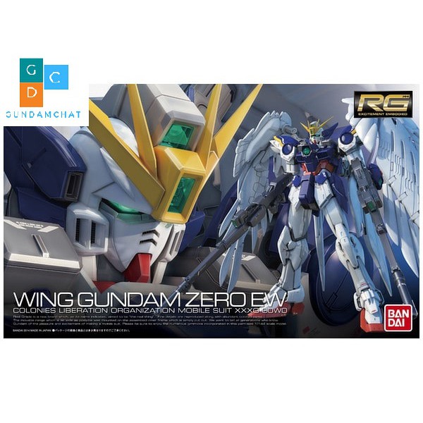 Mô hình lắp ráp rg wing gundamchat zero ew - mô hình gdc 4573102616029