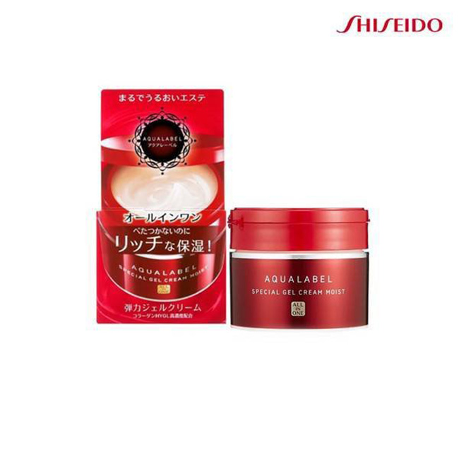 Kem Dưỡng Da Shiseido Aqualabel Đỏ Của Nhật