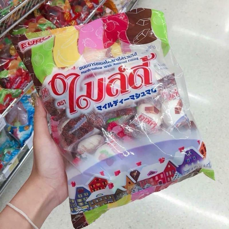 KẸO BÁNH BAO BÔNG GÒN THÁI LAN
