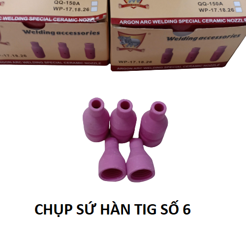 Bộ 10 Chụp sứ hàn tig số 6