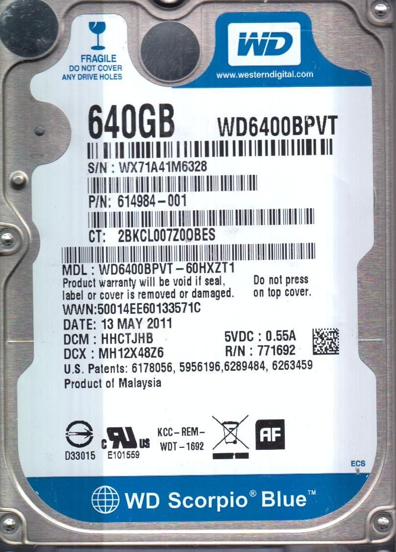ổ HDD 640gb đã cài win 10