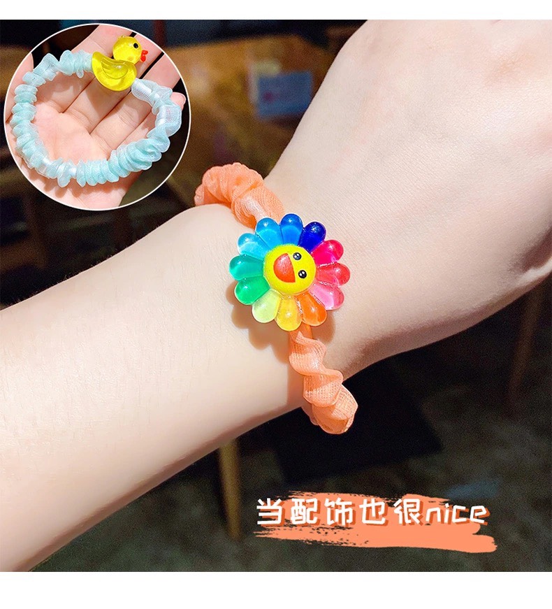 Bịch 5 Dây cột tóc hoạt hình dễ thương cho bé