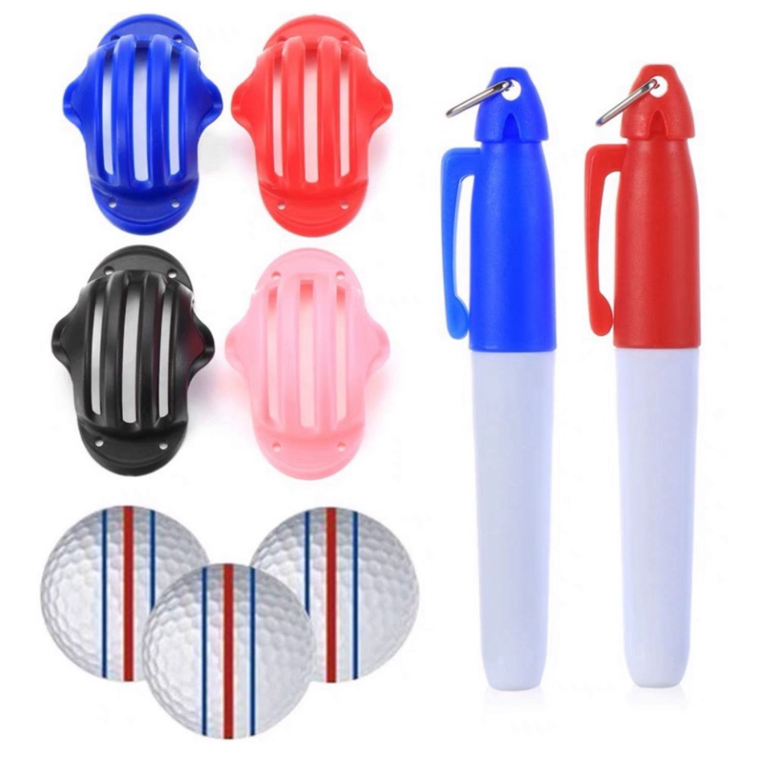 Bút kẻ line bóng golf - 1 bộ bút + mark