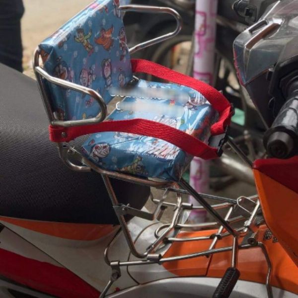 Ghế ngồi xe máy cho bé xe AirBlade - PCX có đai (GHẾ KHÔNG KÈM BAGA)