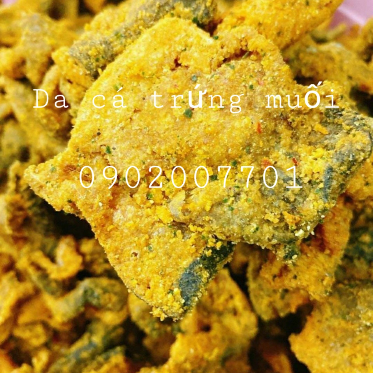 500g Da Cá Trứng Muối Cực Ngon - Đồ ăn vặt