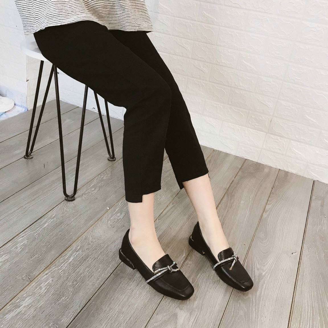 Giày nữ giày Moka Vintage mẫu mới