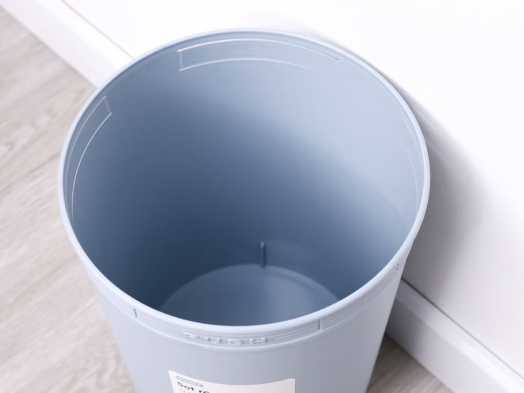 Sọt rác Hiro 10L - màu xanh nhạt