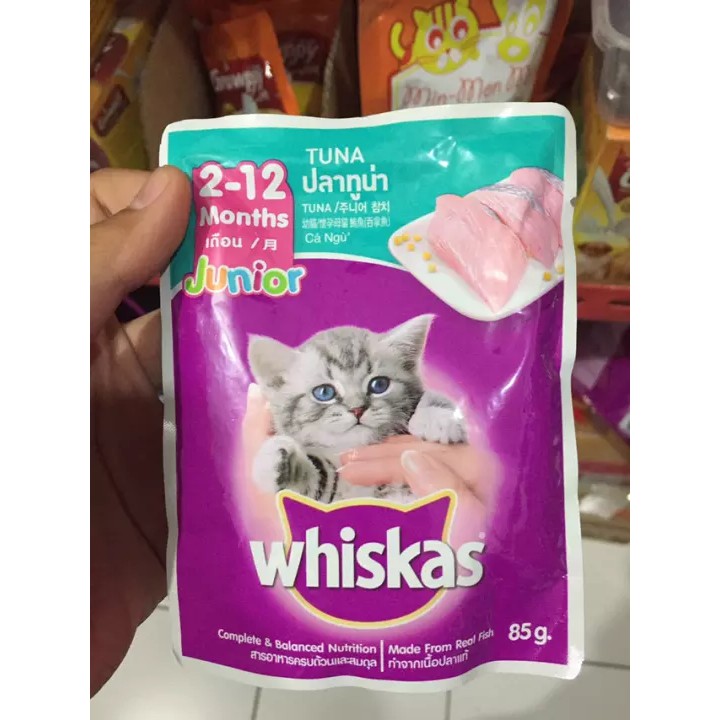 WHISKAS PATE GÓI 80g (MÈO LỚN)