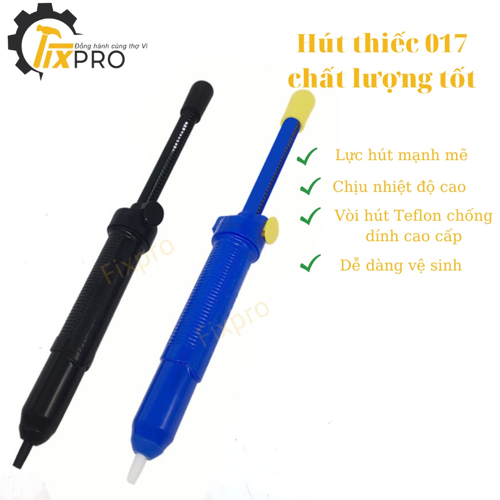 Hút thiếc cao cấp 366NA/366D/JF-017 siêu dài/mini chất lượng tốt