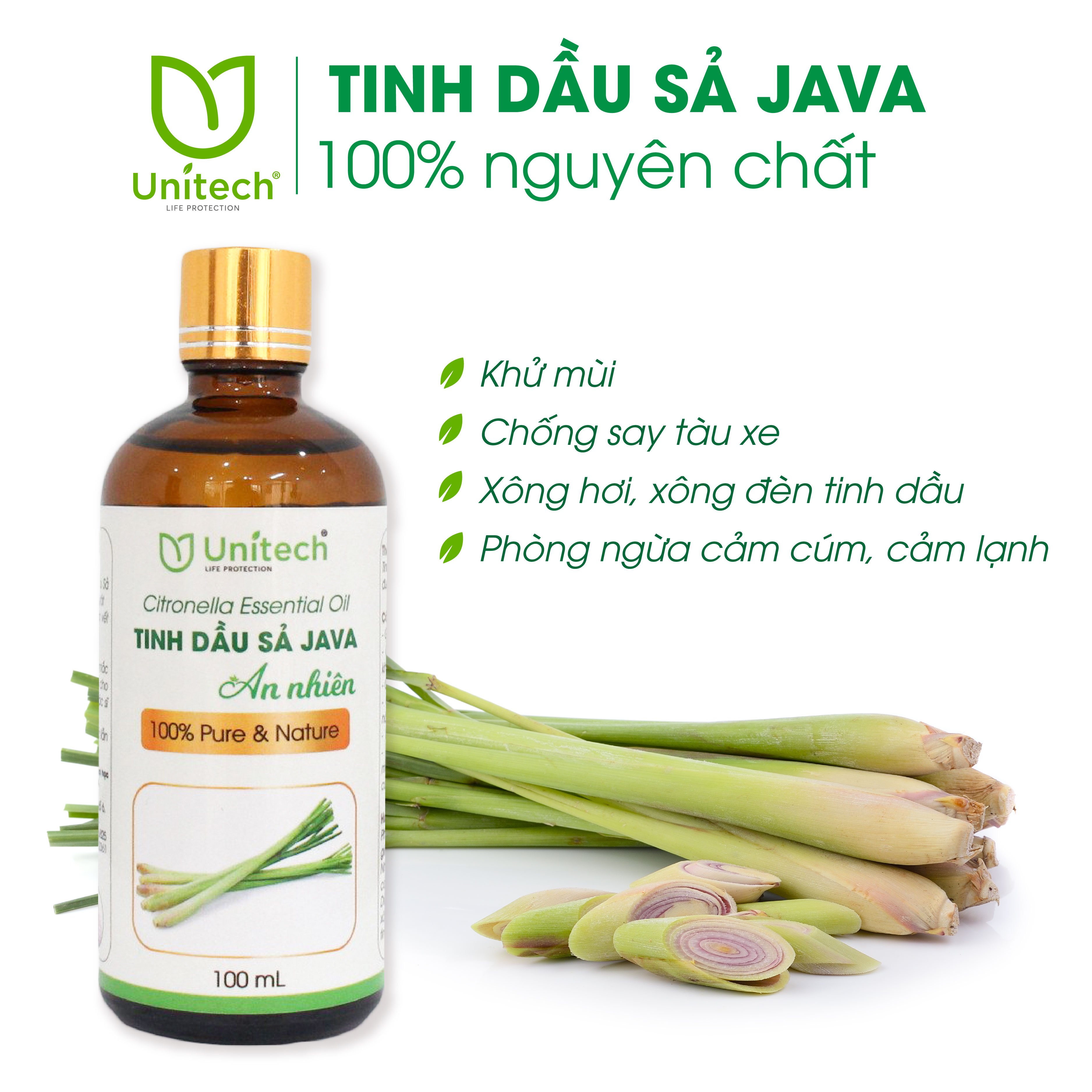 TINH DẦU SẢ JAVA AN NHIÊN 10ML CÓ GIẤY KIỂM ĐỊNH