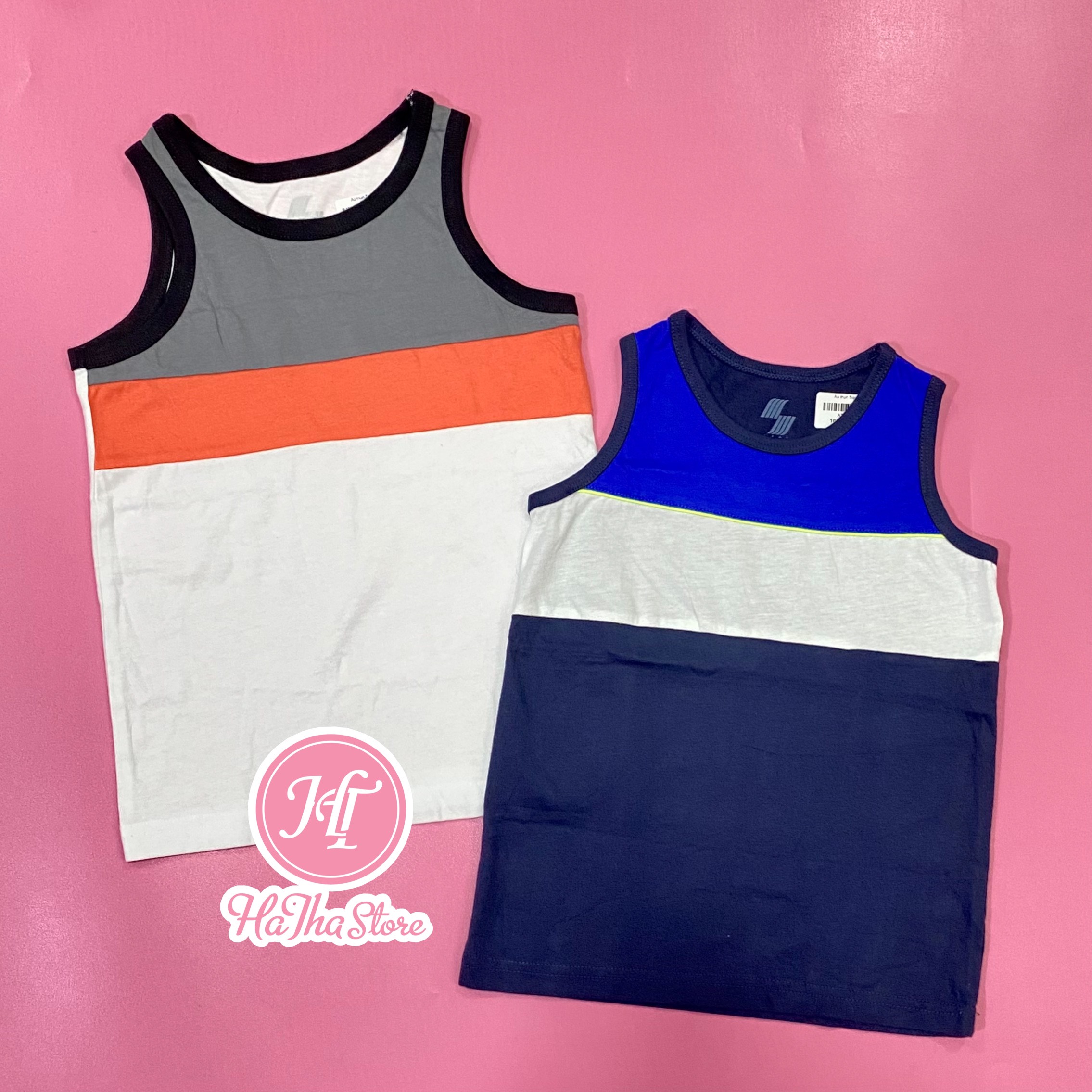 (Size 8-19kg) Áo thun ba lỗ PL4CE cho bé trai