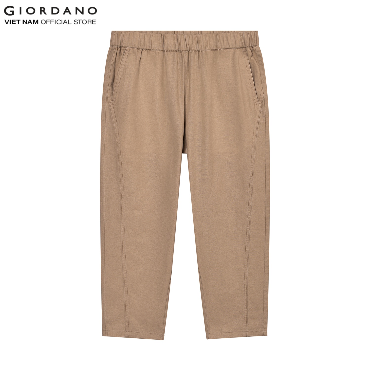 Quần Lửng Linen Capri Nữ Giordano 05420228