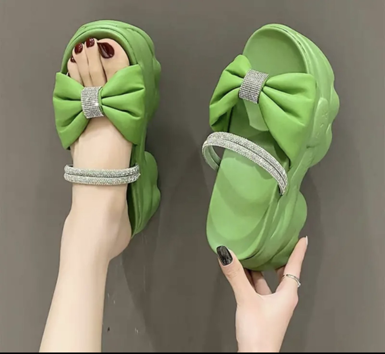 DÉP BM QUAI DA NƠ BƯỚM THẮT XOÀN 9P