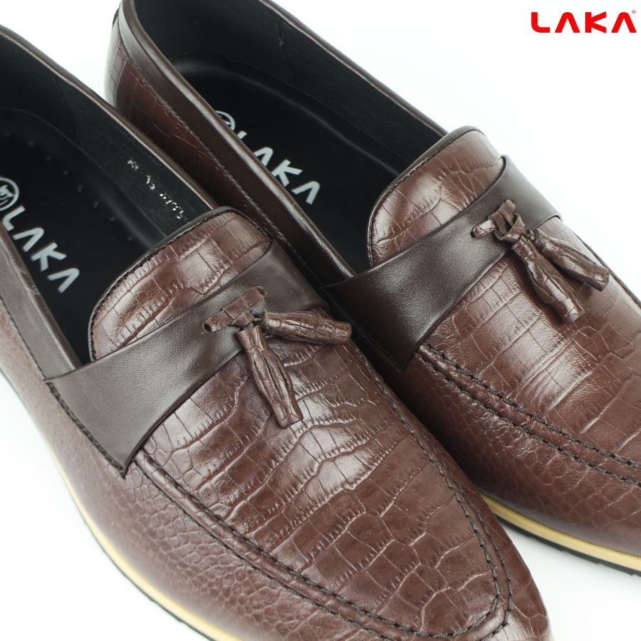 Giày nam da bò thật LAKA 118