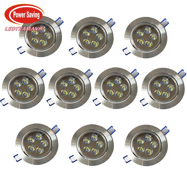 Combo 10 Đèn led âm trần mắt ếch 5w