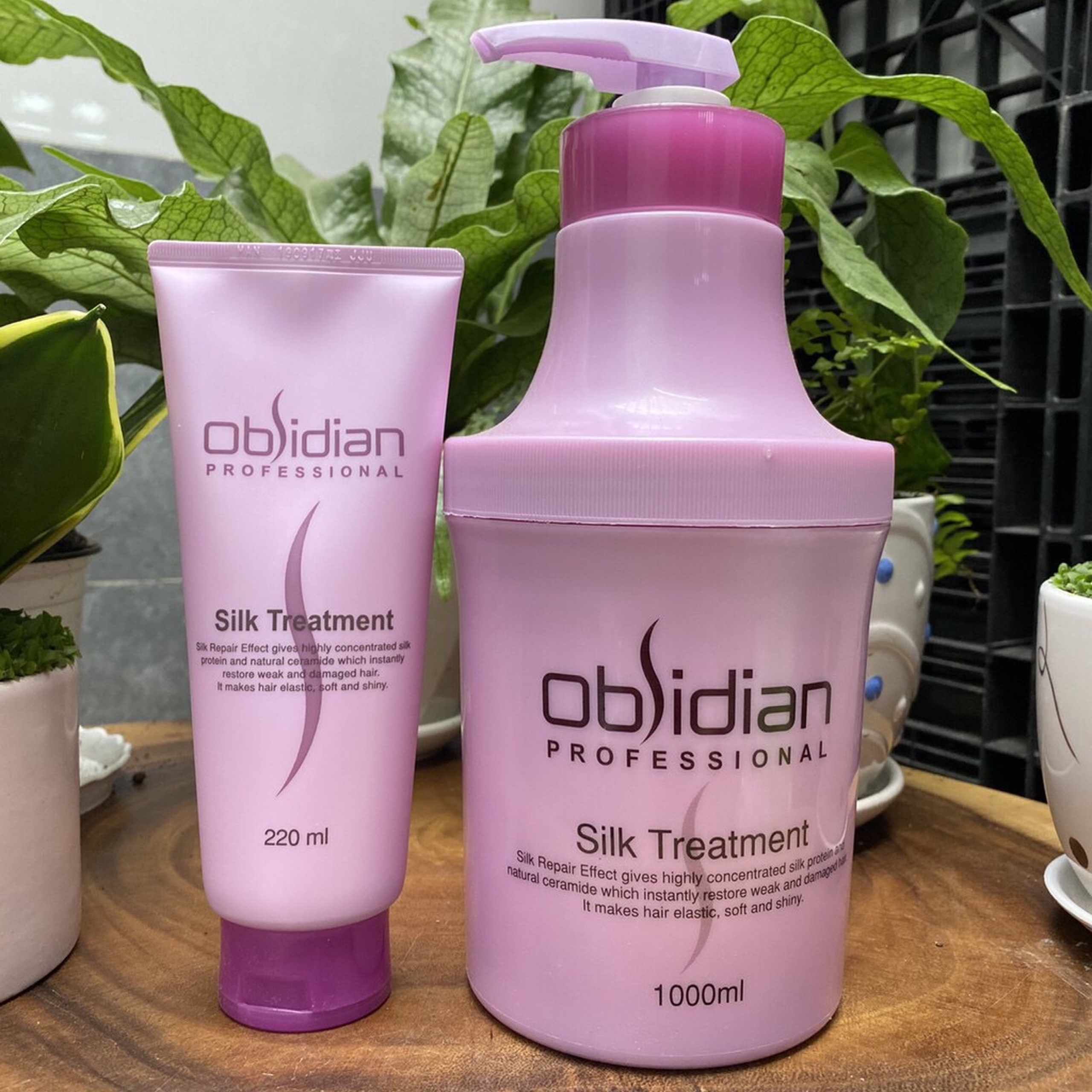 [HCM]Hấp dầu dưỡng tóc siêu mềm mượt Obsidian Silk Treatment 220ml