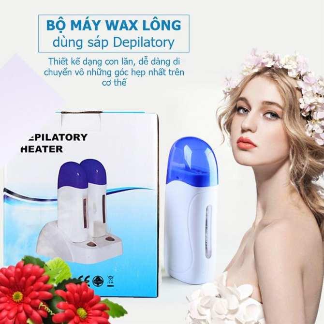 May Wax Long, May Wax Long Vung Kin, May Tay Long, May Triiet Long, May Wax Long Nach, May Wax Long Vinh Vien, Bộ Máy Wax Lông Dùng Sáp Làm đẹp tại nhà (Gồm máy, sáp và giấy) Nhanh Chóng - Bảo hành 1 năm chính hãng