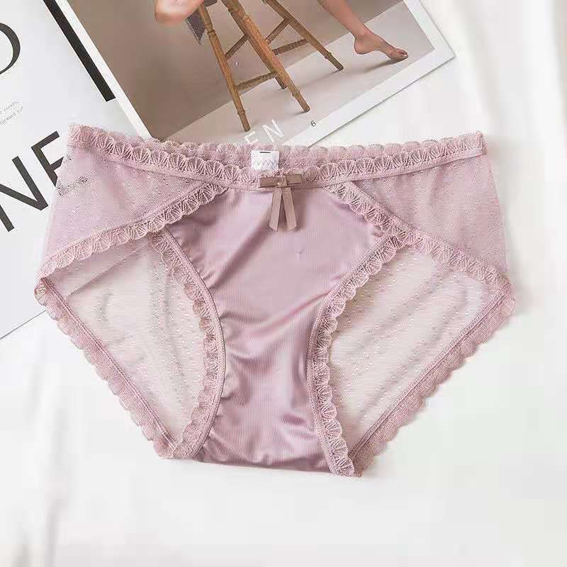 Combo 5 Quần Lót Nữ Phi Lụa Phối Ren 838 – Mềm Mịn, Quyến Rũ, Co Giãn 4 Chiều