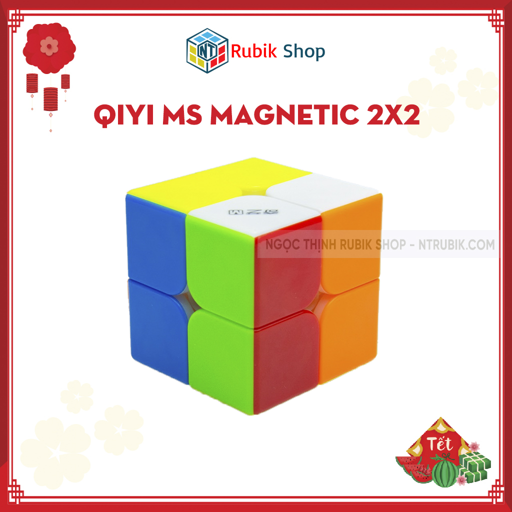 [Hoàn tiền 10%]Rubik 2x2x2 QIYI MS Magnetic 2020 Stickerless