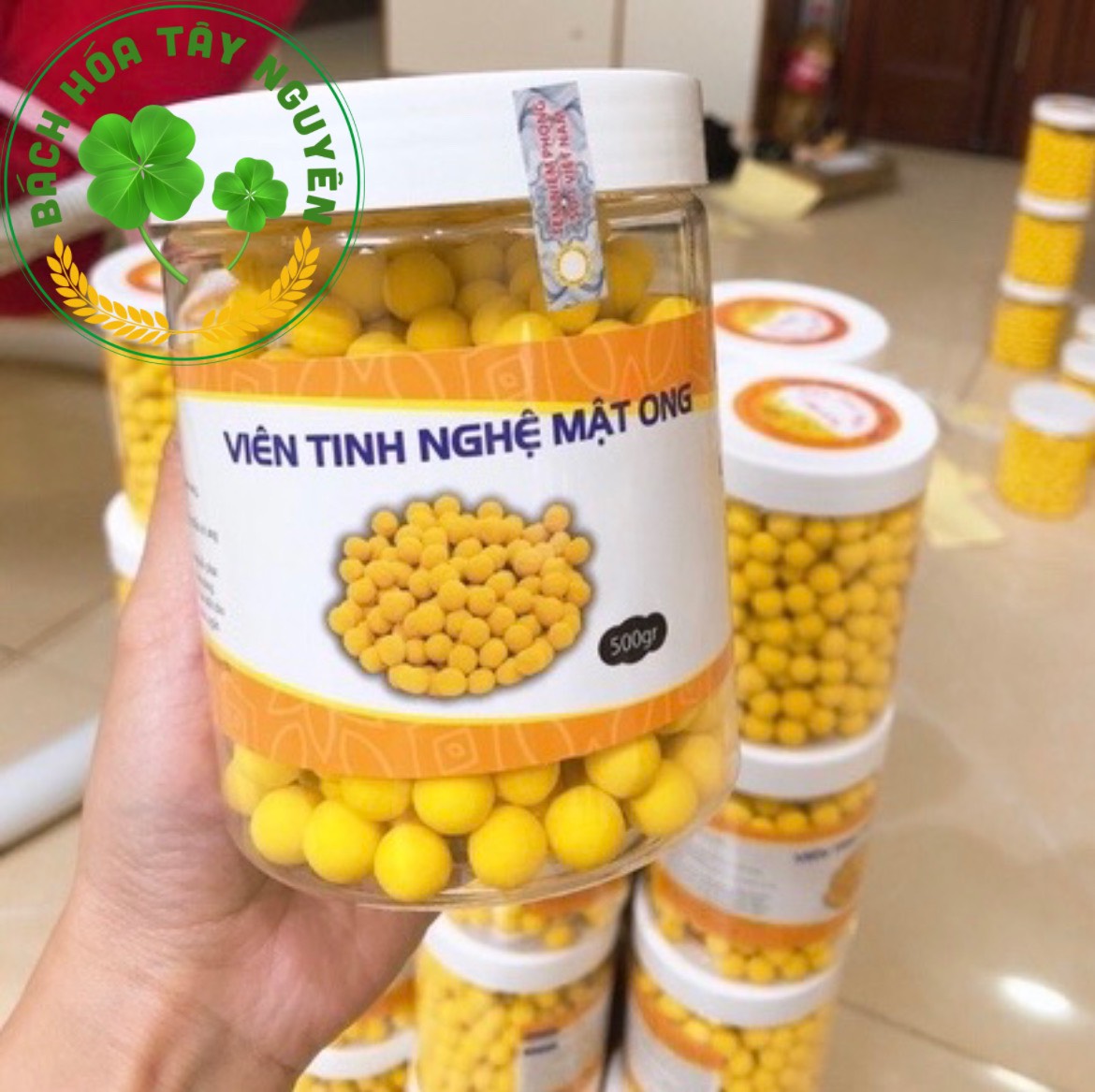 Viên Tinh Nghệ Mật Ong - Hộp 500Gr