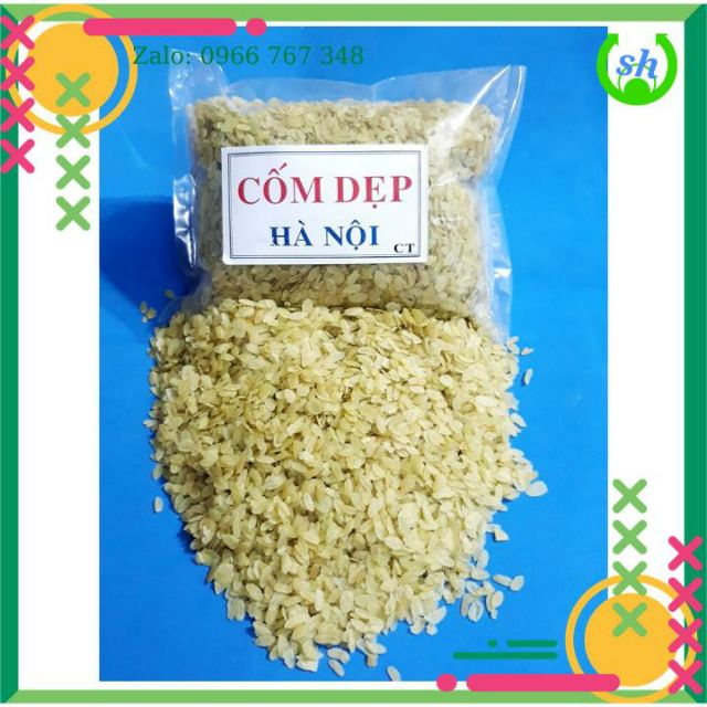 [HCM]Cốm dẹp Hà Nội - không màu 1 gói 500gr[có hỏa tốc]
