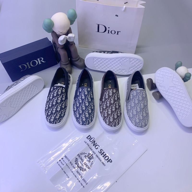 Giày Dior B23 Slip On Sneaker Black White Embroidery Like Authentic  Shop  giày Swagger