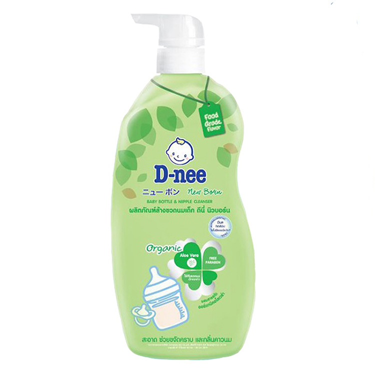 Nước Rửa Bình Sữa Dnee Chai 600ml /Túi 550ml Xanh Lá Hàng Nhập Khẩu Oganic Thái Lan ! !
