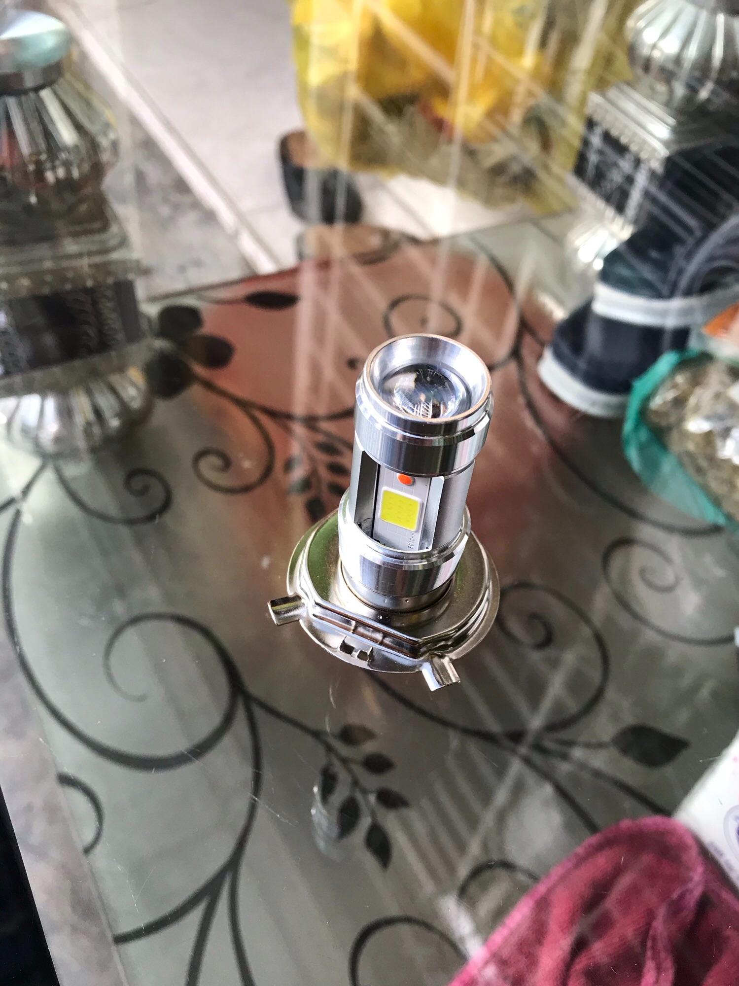 ĐÈN PHA LED 3 TIM  H4 SIÊU SÁNG CHO XE MÁY