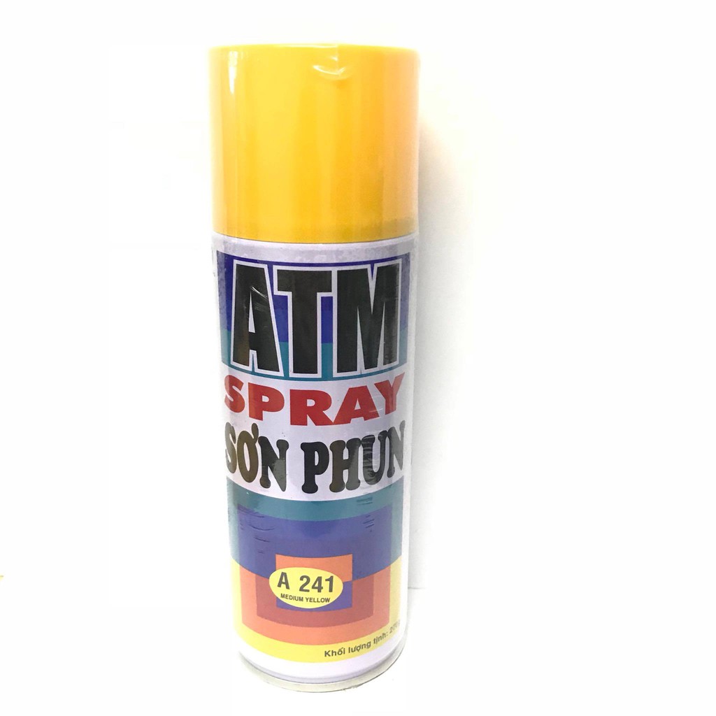 SƠN XỊT ATM NHIỀU MÀU sơn ATM Spray loại cao cấp các màu cho các bạn lựa chọn,chống rỉ sắt, không bay màu