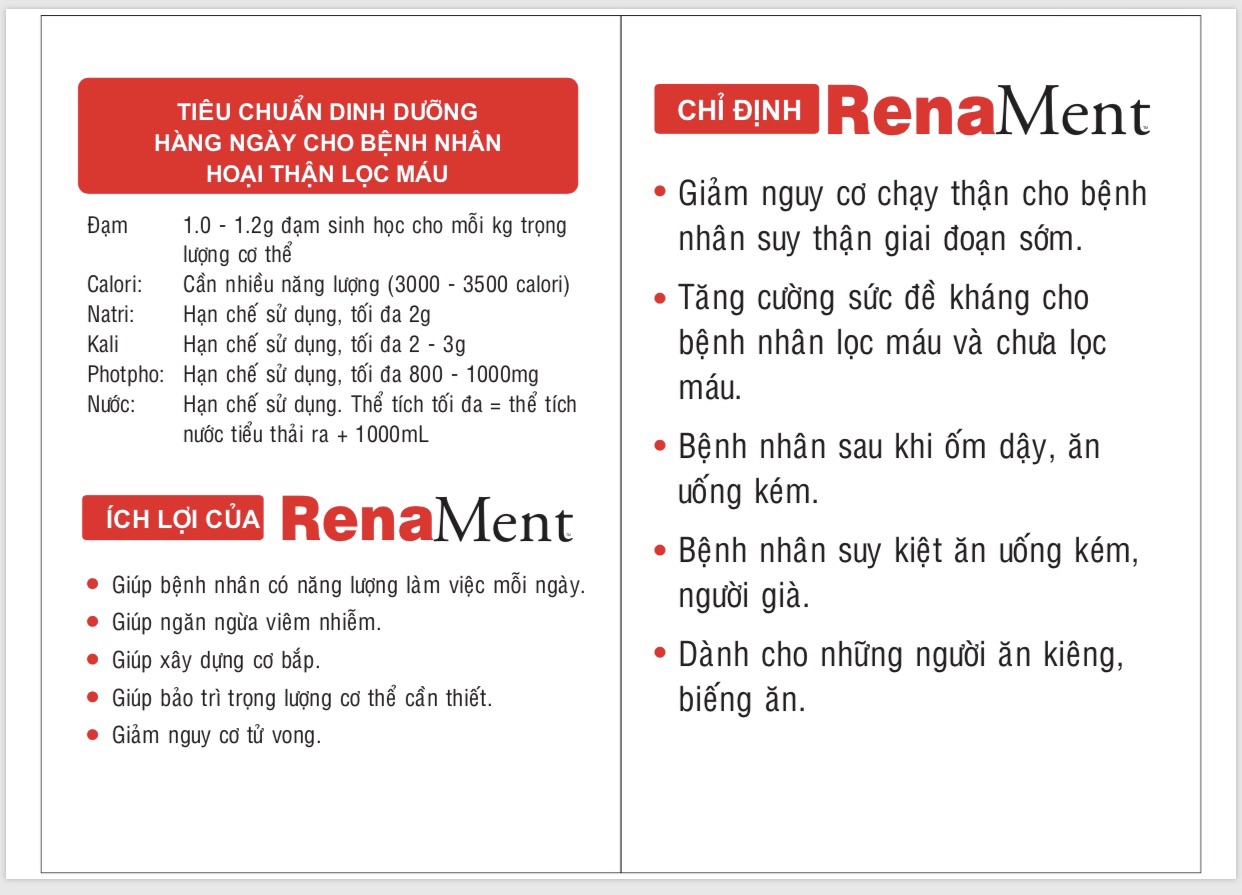 [HCM]Sữa Renament-dinh dưỡng cho người suy thận