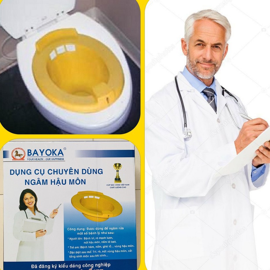 Chậu ngâm rửa hậu môn chuyên dụng chậu ngâm trĩ chậu ngâm vết thương