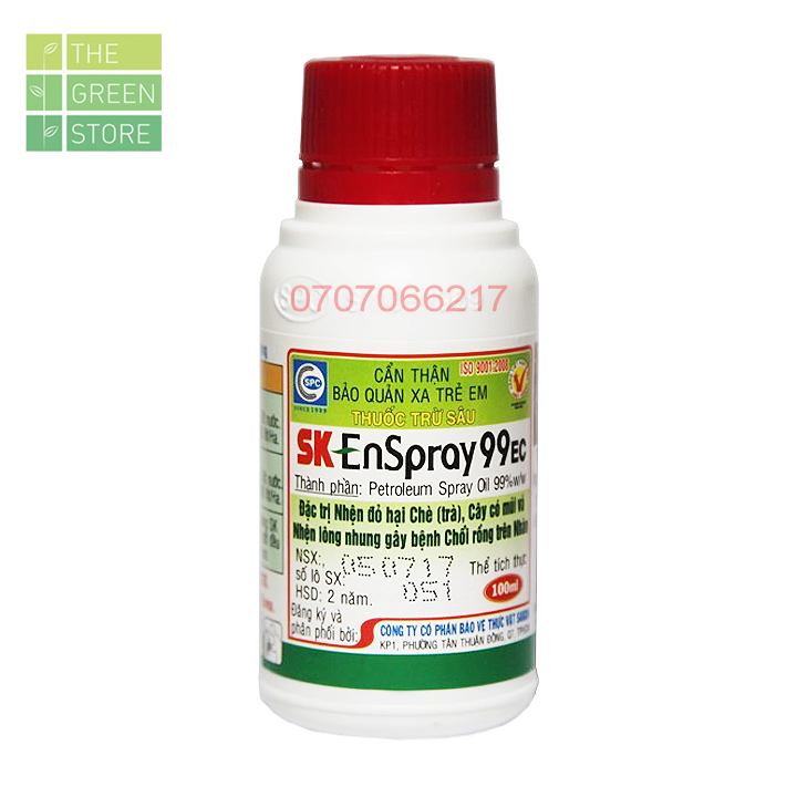 Dầu khoáng SK EnSpray 99EC trừ nhện đỏ 100ml