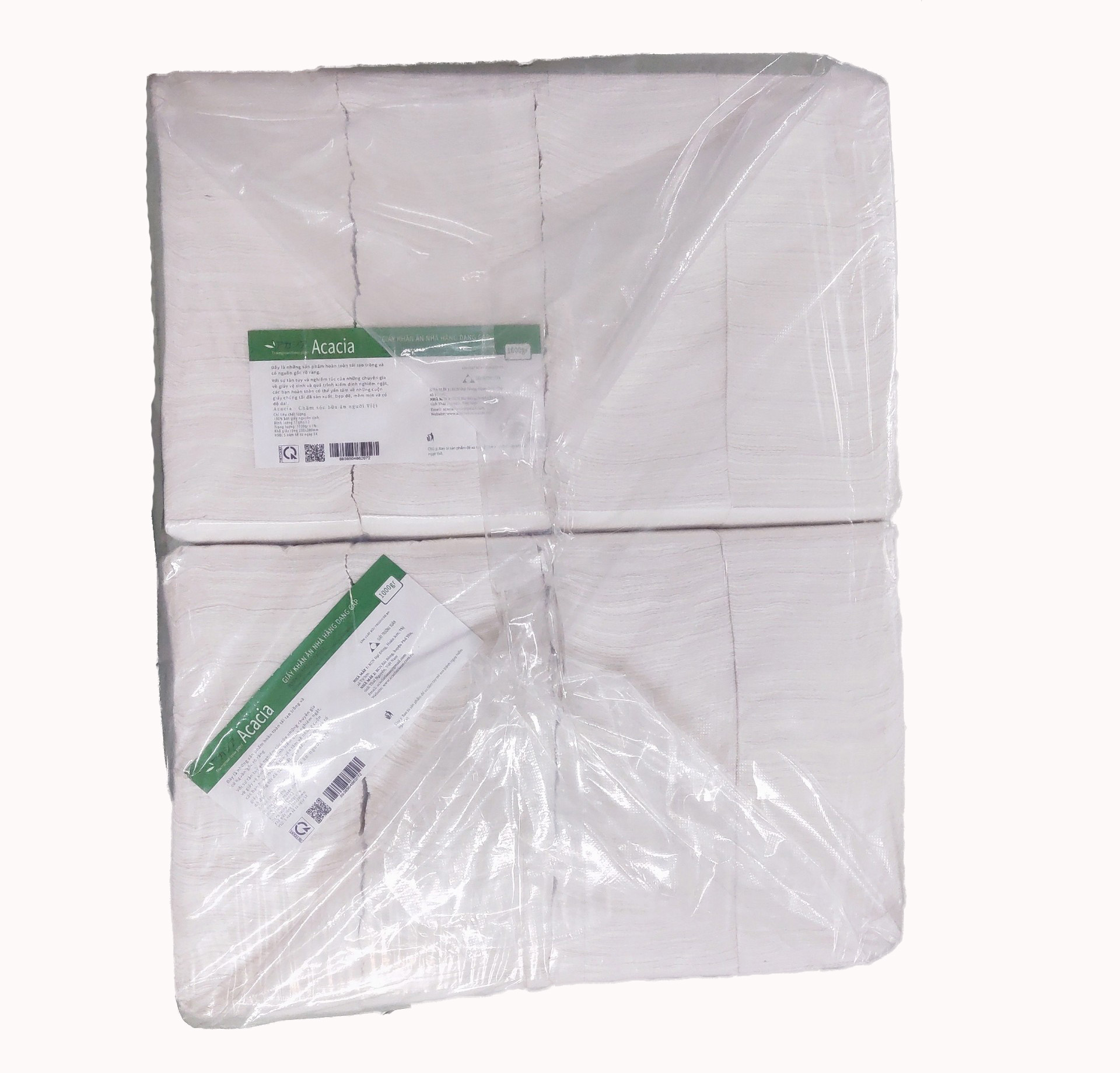 Giấy ăn cân dạng gấp Acacia túi 1kg
