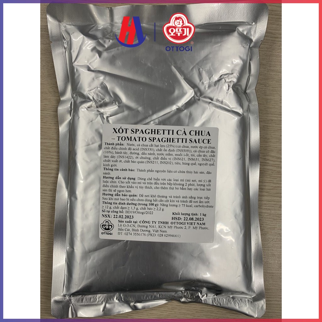 Sốt Spaghetti Vị Truyền Thống Ottogi Gói 1kg
