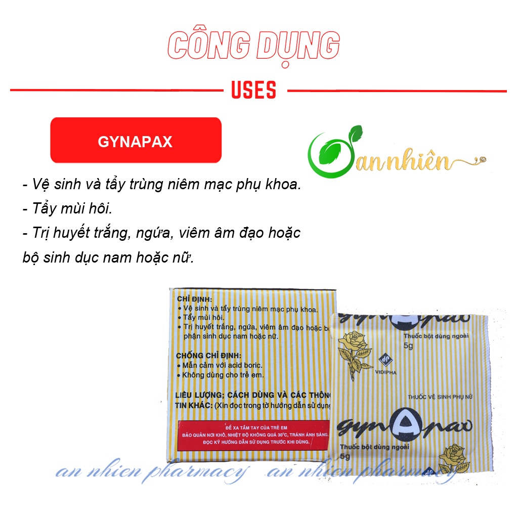 Bột vệ sinh phụ nữ GynApax