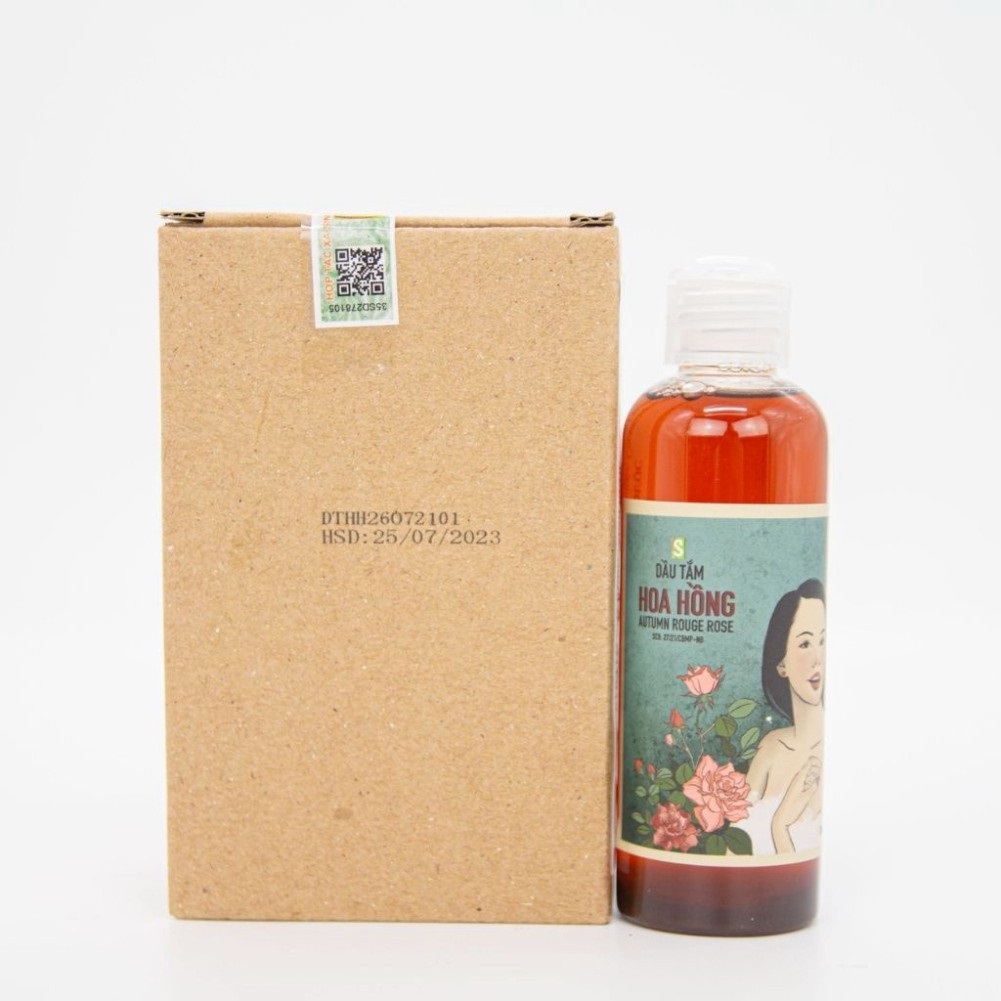 Dầu Tắm Hoa Hồng Sinh Dược 100ml